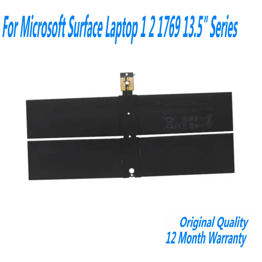 7,57 V 45.2Wh 5970mAh G3HTA036H DYNK01 batería del ordenador portátil para Microsoft Surface Laptop 1 2 1769 13,5" serie
