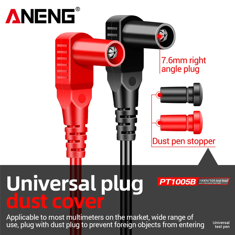 ANENG PT1005B multímetro Digital 1000V 10A punta de aguja Universal cables de prueba multímetro probador Cable de sonda Cable de pluma - imagen 3