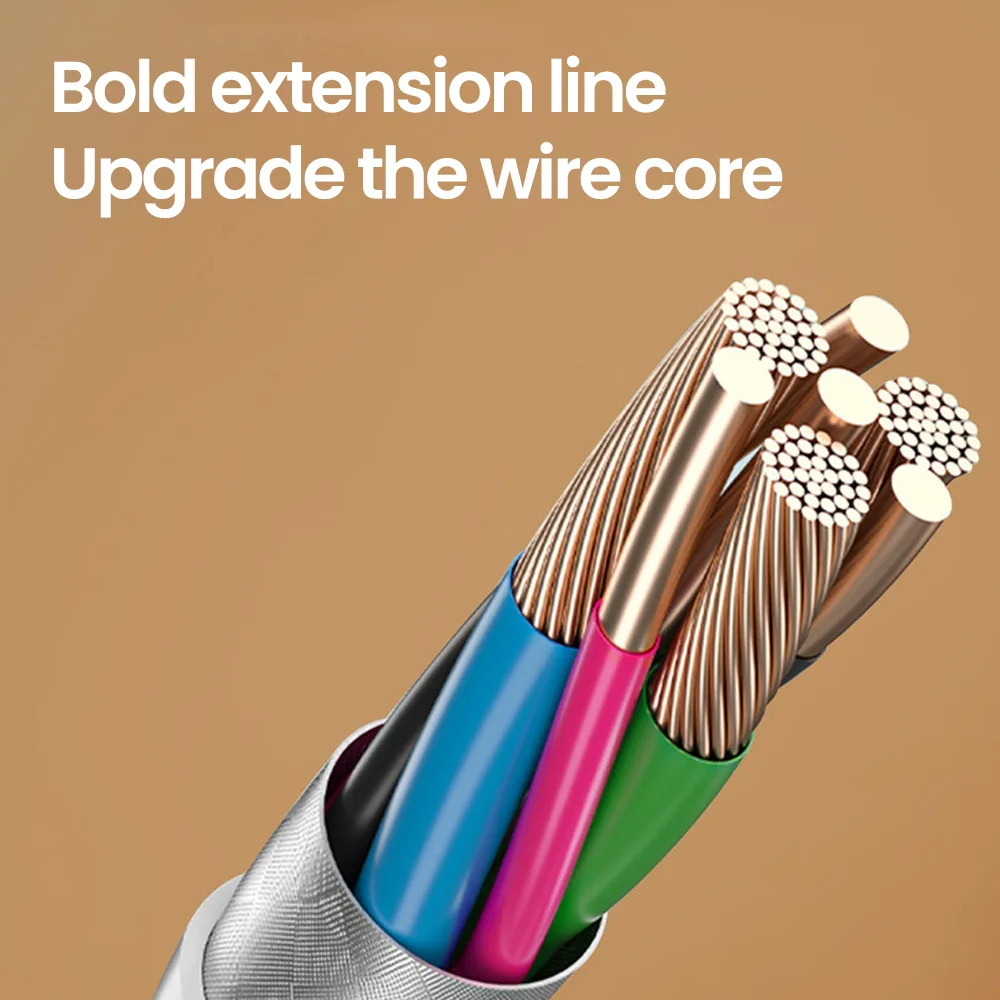 Enchufes USB de 4 puertos, concentrador USB de carga de escritorio, divisor USB, concentrador de alta velocidad, convertidor divisor USB 2,0 para accesorios de ordenador PC - imagen 5