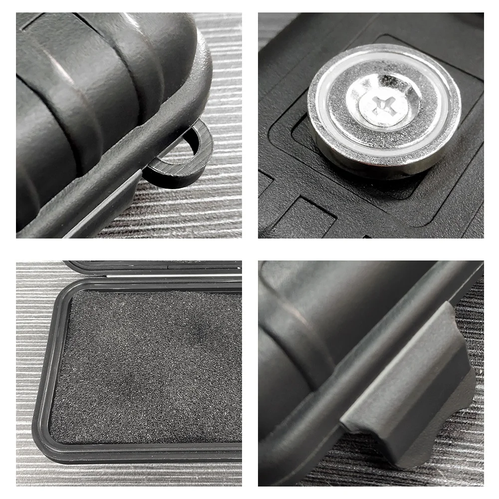 Mini llavero magnético para debajo del coche, caja de llave oculta, impermeable, a prueba de óxido, Caja multifuncional para llave de repuesto, localizador GPS - imagen 4