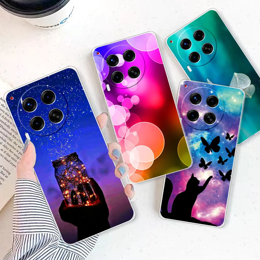 Funda trasera para Tecno Camon 30 Pro, carcasa de silicona suave transparente para Tecno Camon 30, 4G, 5G - imagen 3