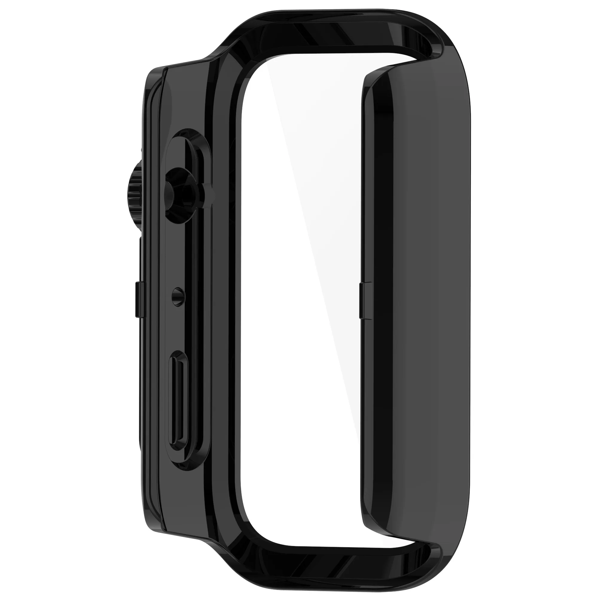 Vidrio + funda para Xiaomi mi band 9, accesorios activos, carcasa de parachoques mejorada para PC, Protector de pantalla para Redmi band 3, cubierta - imagen 4