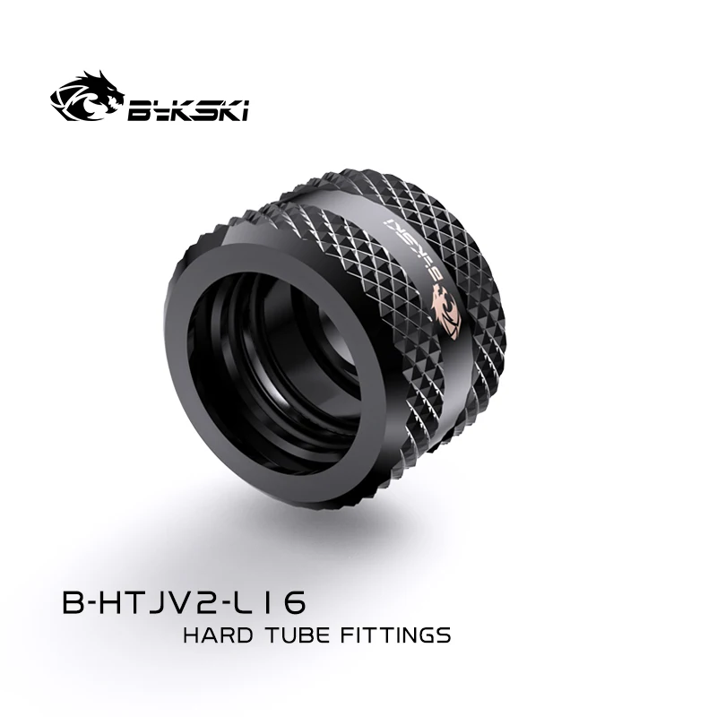 Bykski B-HTJV2-L16 Accesorio de tubo duro OD12mm/OD14mm/OD16mm Junta de cobre de compresión manual G1/4 '' Uso para tubería de rigidez PMMA / PETG - imagen 5