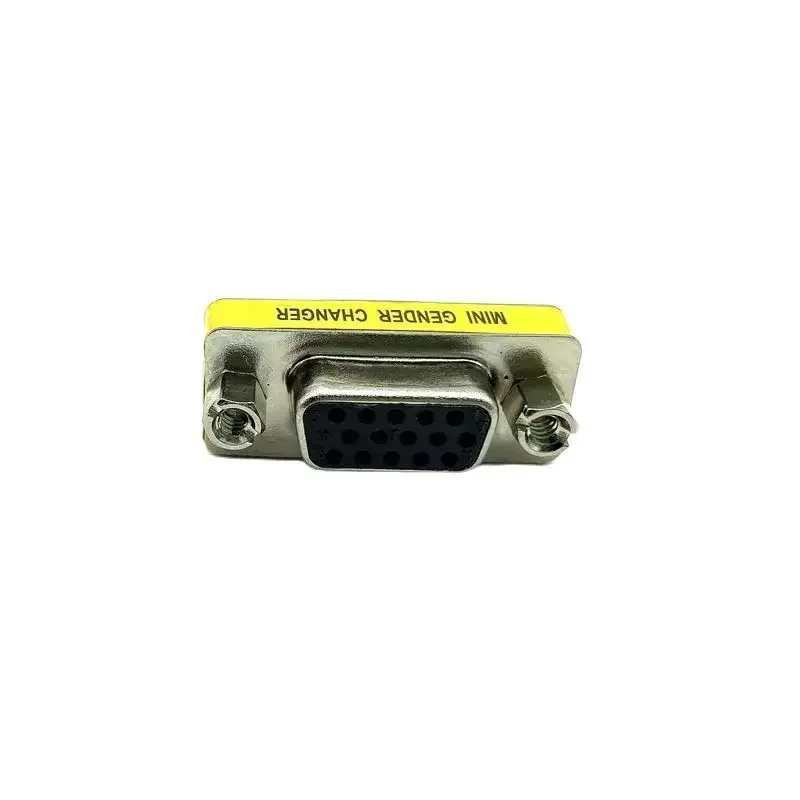 Adaptador cambiador de género DB15 hembra a hembra DSub VGA 15 pines convertidor hembra a hembra para Monitor proyector