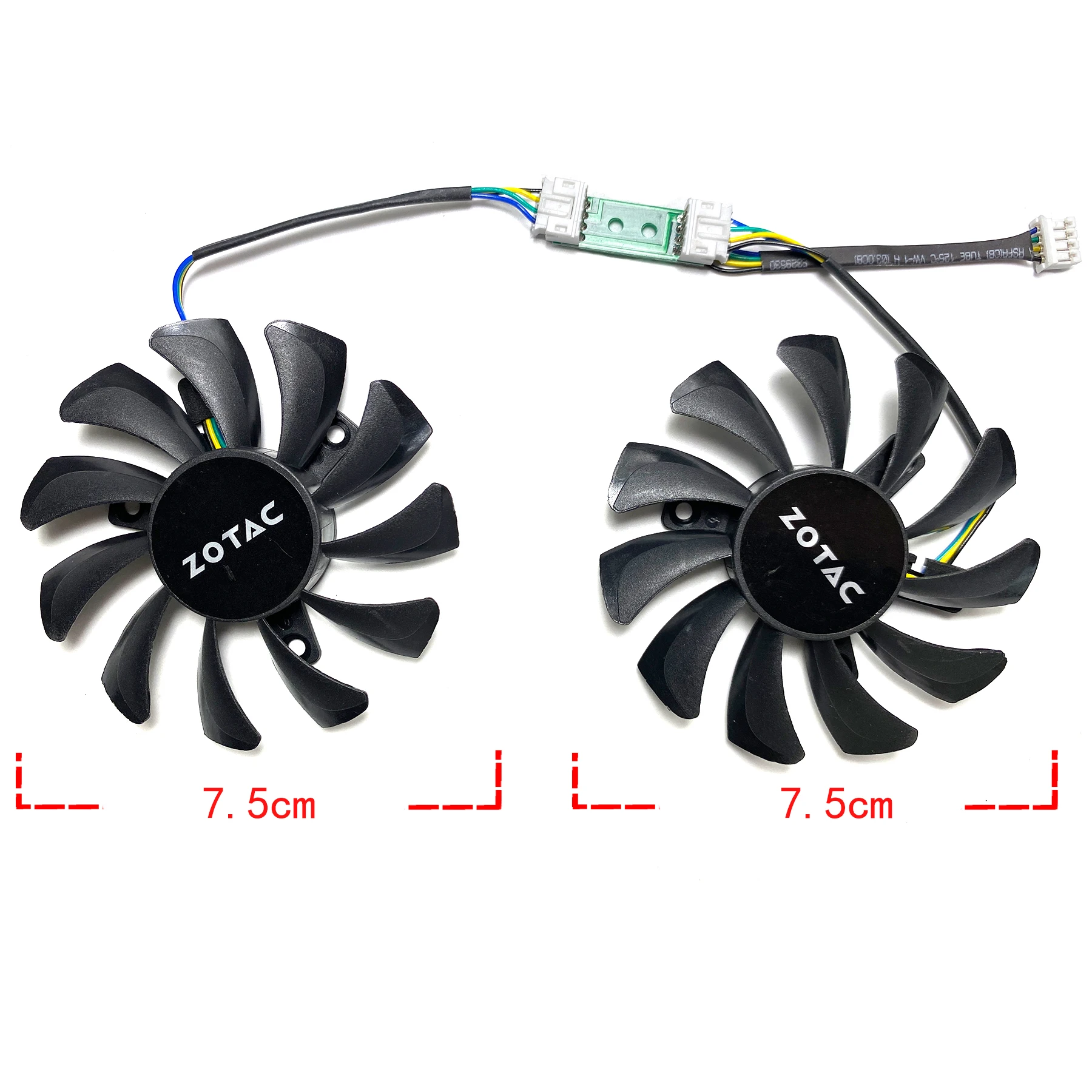 Nuevo para ZOTAC GeForce GTX970 4GB ventilador de repuesto para tarjeta gráfica GA81O2U - imagen 2