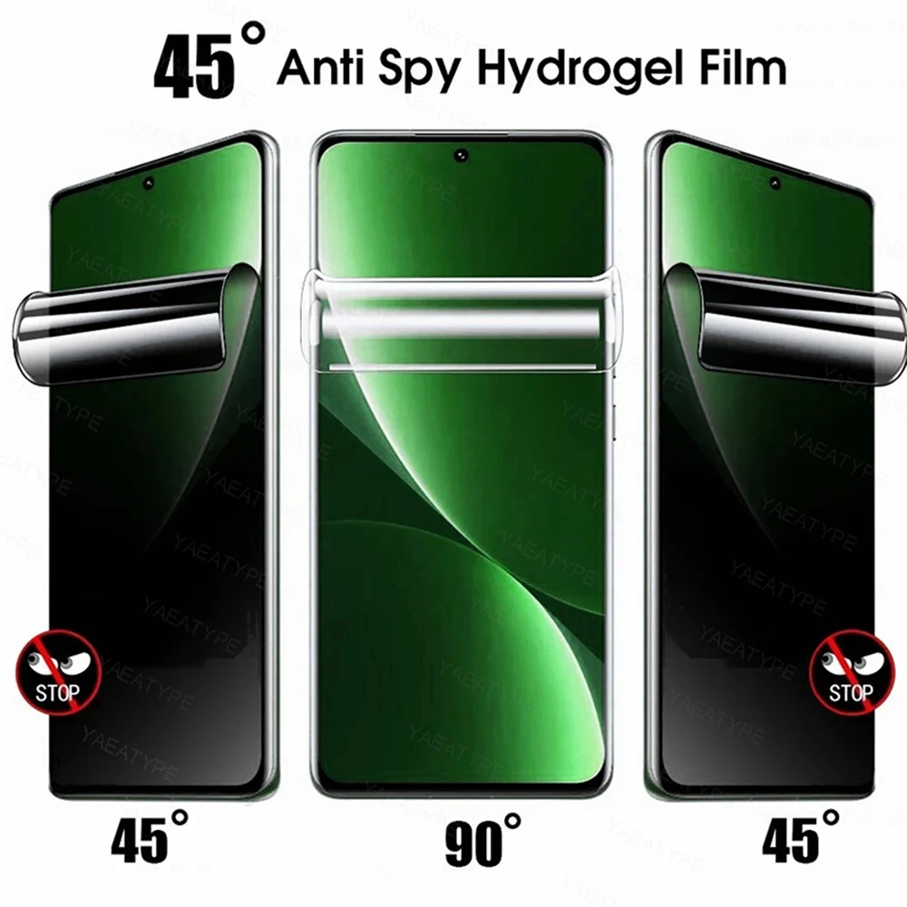 3 uds película de hidrogel de privacidad para Samsung Galaxy A02S A03 A03S M02S M21 2021 M22 Protector de pantalla antiespía - imagen 2