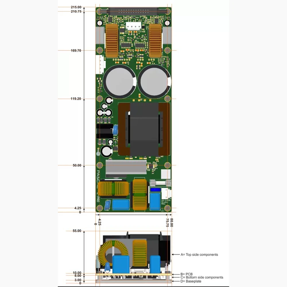 1 módulo amplificador de potencia Digital para Pascal L-PRO2S - imagen 3