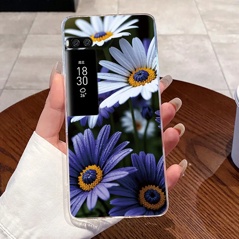 Funda suave de TPU para Meizu Pro 7 Pro7 Plus, funda protectora trasera de silicona transparente con dragón de lujo para niños y niñas - imagen 2