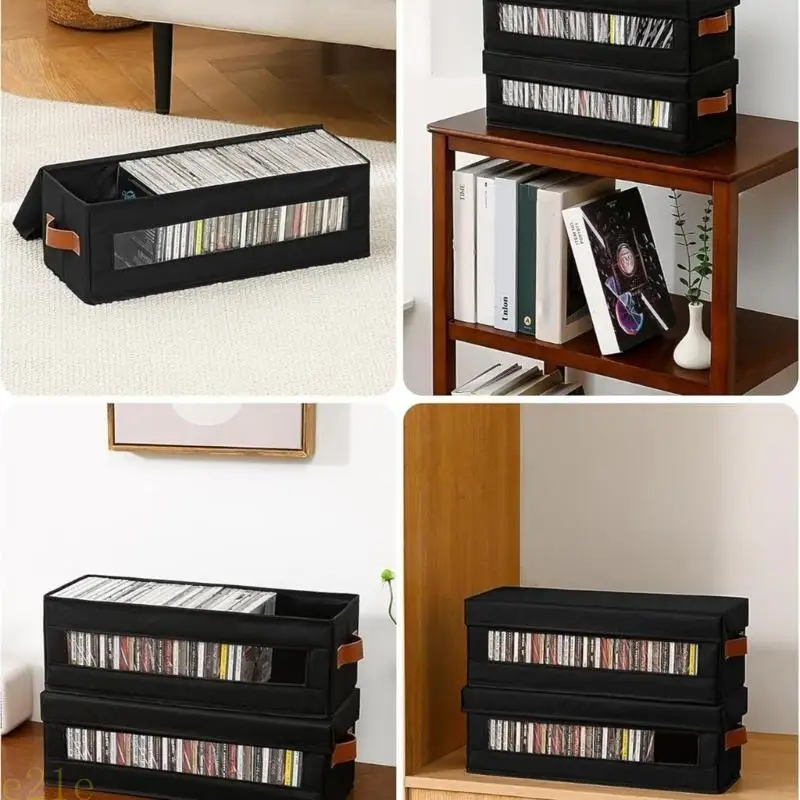 Organizadores protectores exhibición E21E con panel frontal transparente y plegable para identificación rápida