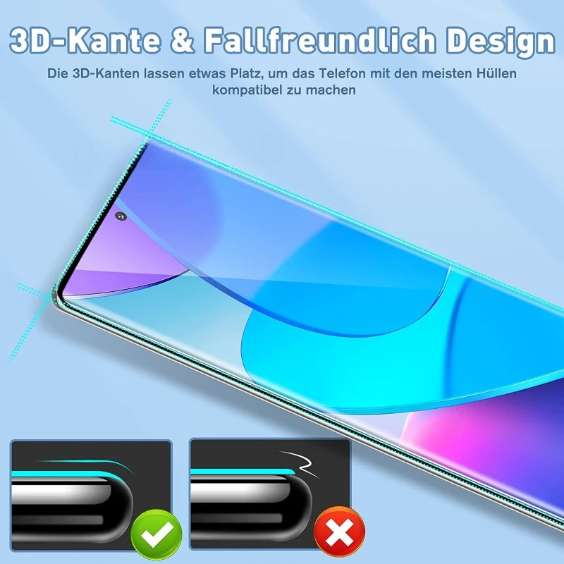 4 Uds 3D templado para Honor 5 Magic 4 Lite Ultimate X9a 80 70 60 50 Pro X40 Protector de pantalla película de vidrio - imagen 5