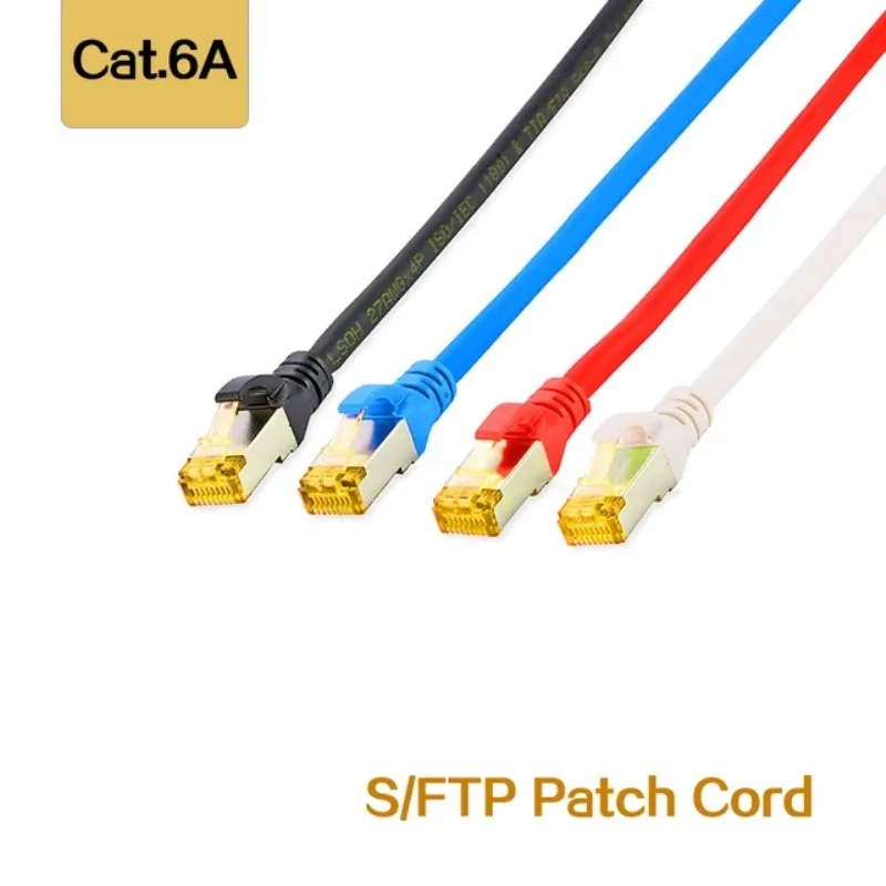 Cable de conexión de red RJ45 CAT6A, 10G, SFTP, blindado, LSOH, Lan, Ethernet, Cat 6A, enrutador, módem, Internet, ordenador portátil RJ 45, 30m, 20m - imagen 3