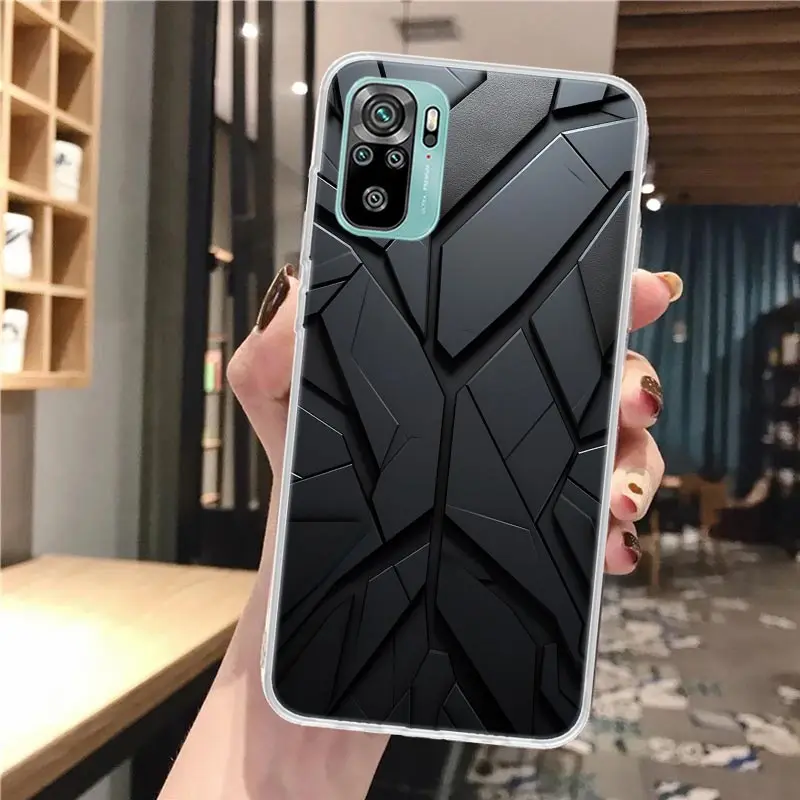 Funda de teléfono de silicona con patrón de carbono forjado para Xiaomi Redmi 12 12C 13 13C 14C 10 10A 10C 9 9A 9C 9T 8 8A 7 7A 6 6A K70 K60 K20 K40 - imagen 5