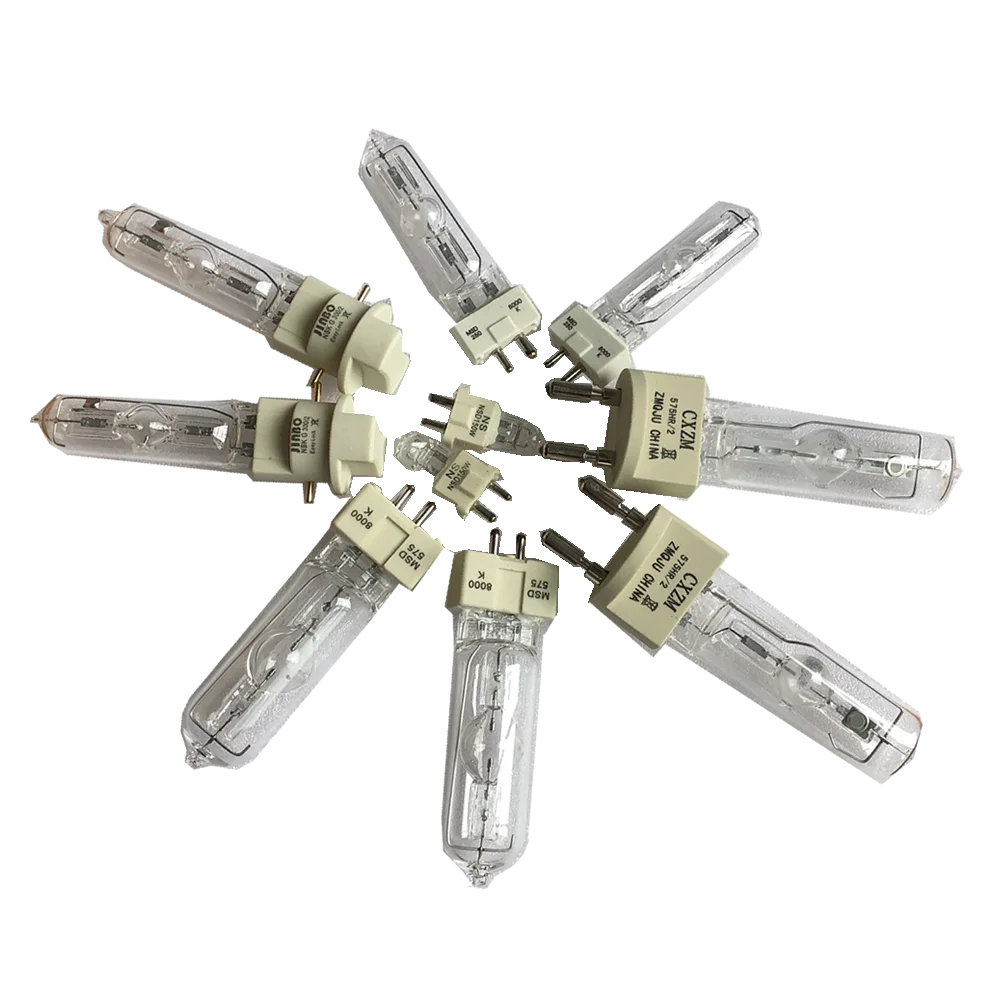 1 ud./lote MSD250/2 30H Gy9.5 lámpara clásica MSD MSR 575 bombilla de luz de escenario de hechicero MSD575w lámpara de descarga de Gas burbuja de un solo extremo