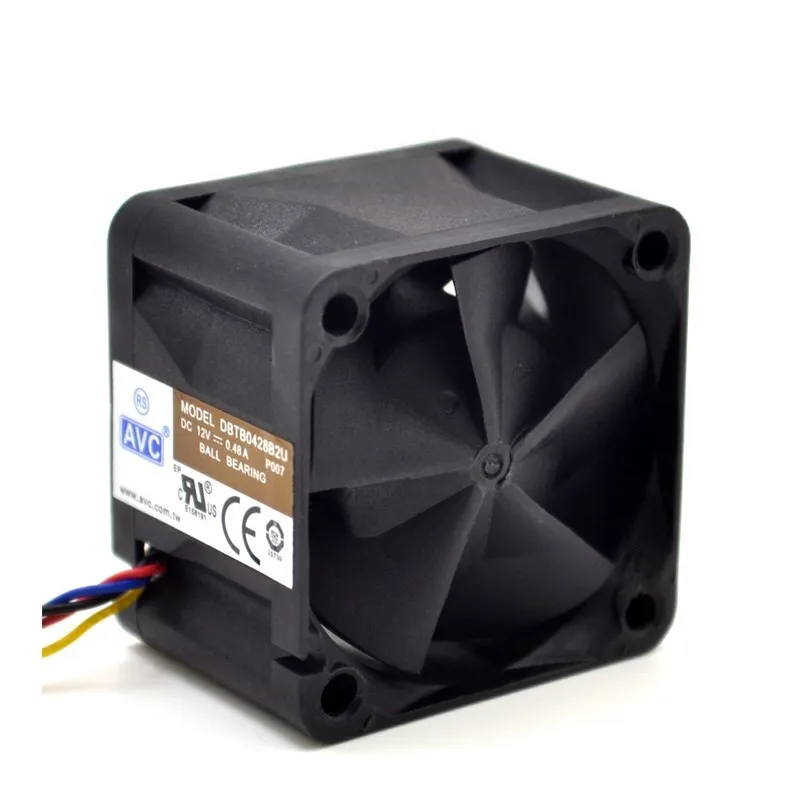 Ventilador de refrigeración de fuente de alimentación de bola, 1 pieza para AVC DBTB0428B2U 12V 0.48A 40*40*28MM 4CM 40mm