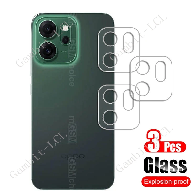Lente de cámara 3D para OPPO Reno14 Pro vidrio templado en Reno14 F FS Reno14F Reno14Pro Reno 14F película protectora de pantalla trasera