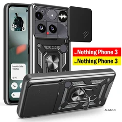 Funda Nothing Phone 3 Antigolpes con Anillo y Cubierta Lente