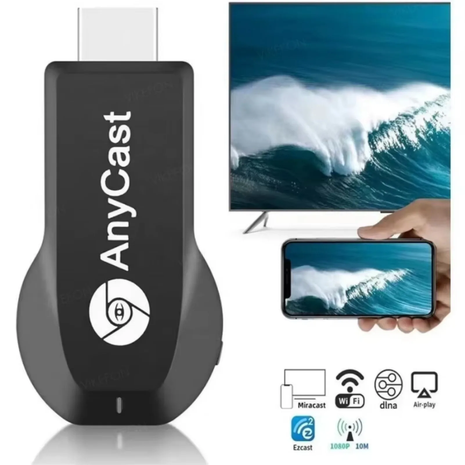 4K 1080P Compatible con HDMI TV Stick M2 Plus inalámbrico WiFi Display TV Dongle receptor para DLNA Airplay Miracast para AnyCast para IOS - imagen 4