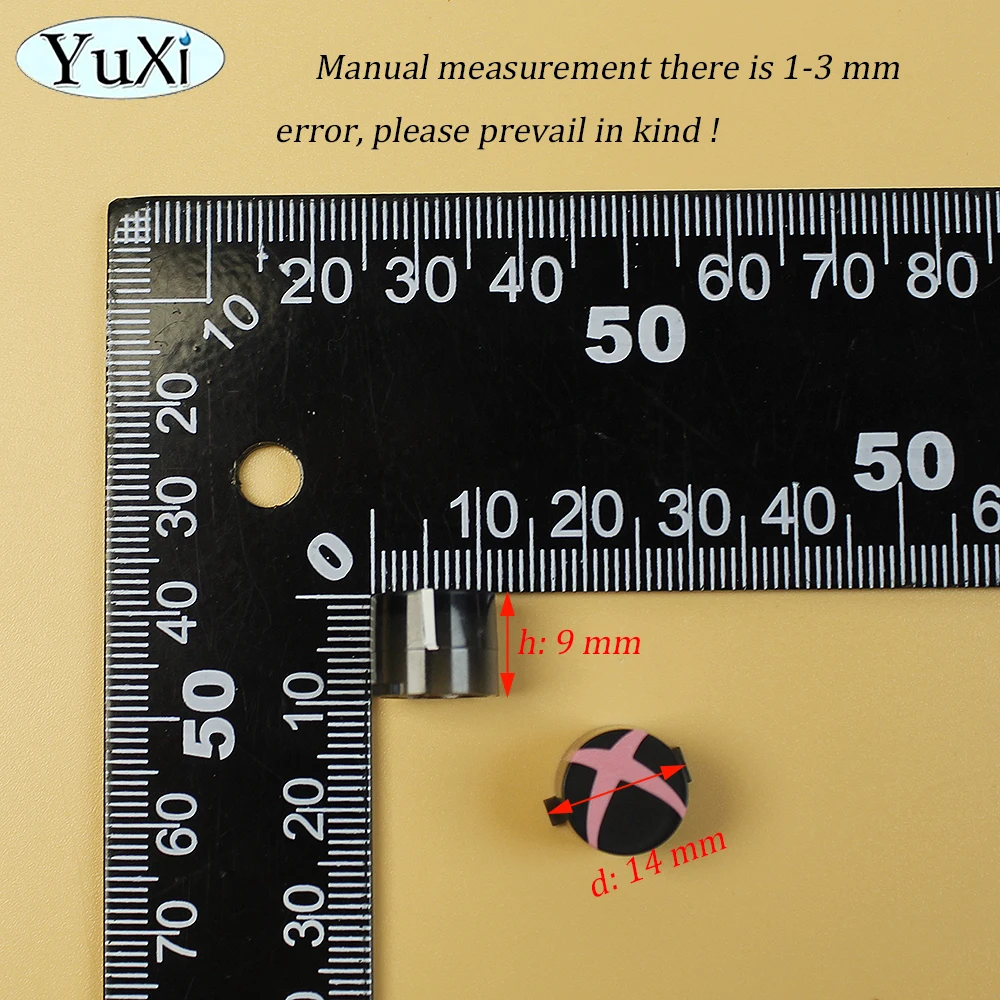 Botones ABXY para Xbox Series X S, controlador de mando inalámbrico, botón de encendido colorido, accesorios de repuesto de llave con logotipo DIY, 1 ud. - imagen 2