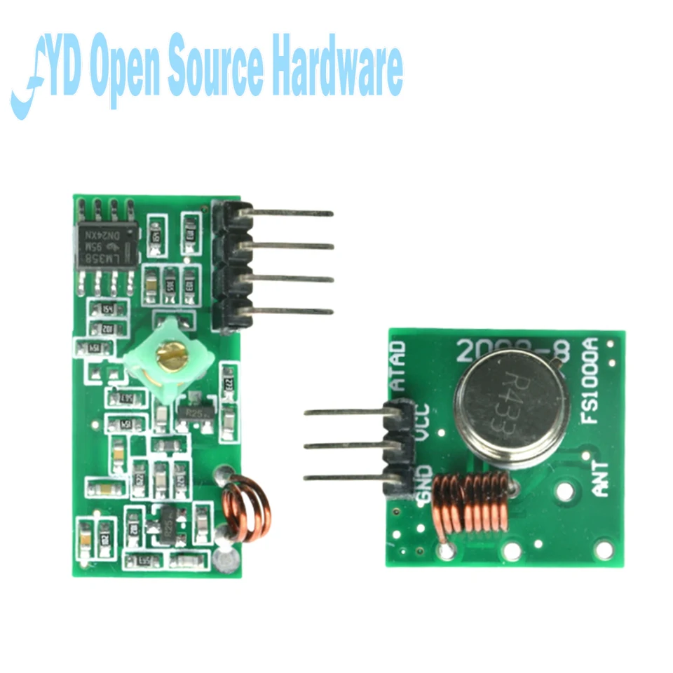 1 Conjunto 433/315MHz módulo Super regenerativo transmisor de Radio receptor transmisor receptor de 315 frecuencia - imagen 4