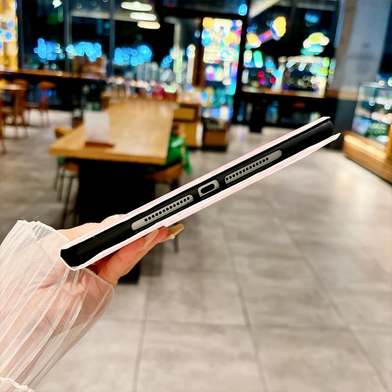Bonita funda con lazo de cereza de lunares para iPad pro 10/11 pulgadas 2020/6/7th /8th /Air 3rd/Air 4th/9th gen/Air 5th Gen 2022/Air 11 - imagen 4