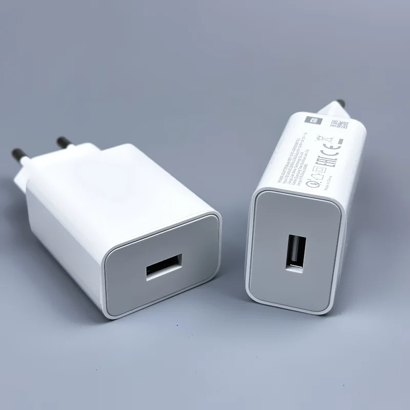 Xiaomi-cargador rápido 18W QC3.0 EU 9V2A, adaptador de corriente, cable USB tipo C para Redmi note 7 pro Mi 6 6X 8 A2 A1 Note 8 max3 mi 8 lite - imagen 4