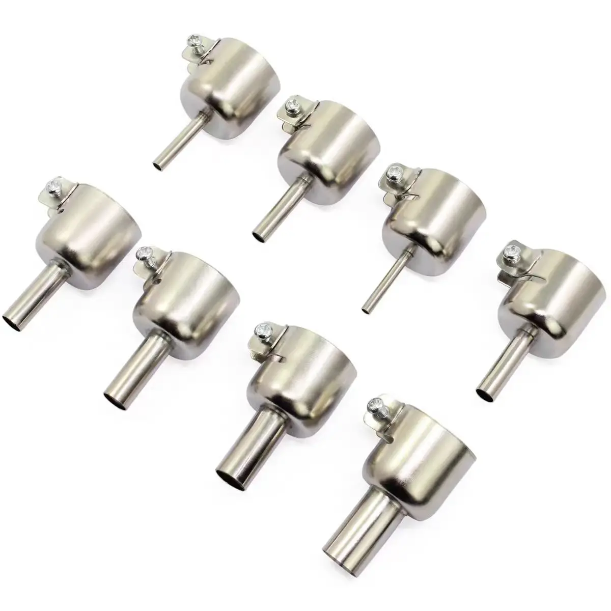 Boquilla recta para pistola de aire caliente serie 850, 3mm/4mm/5mm/6mm/7mm/8mm/10mm/12mm para soldar BGA, herramientas de boquilla para pistola de aire de reparación - imagen 2