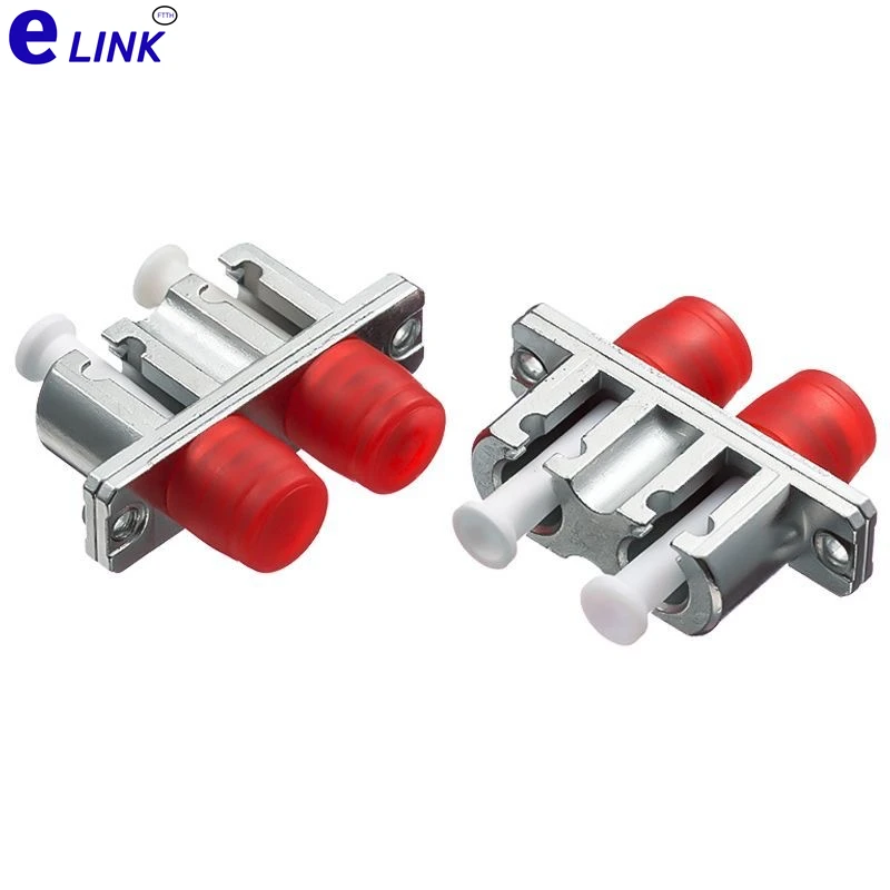 Adaptador de fibra óptica LC-ST, conector acoplador híbrido doble hembra a hembra SM MM ST-LC FTTH - imagen 4