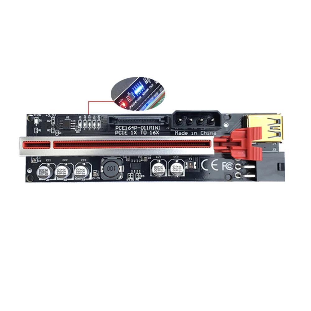 Adaptador de tarjeta PCIE Riser para tarjeta de vídeo 011Mini USB 3,0, Cabo Cable Express/GPU Riser PCI Express X16, 1-10 piezas - imagen 2