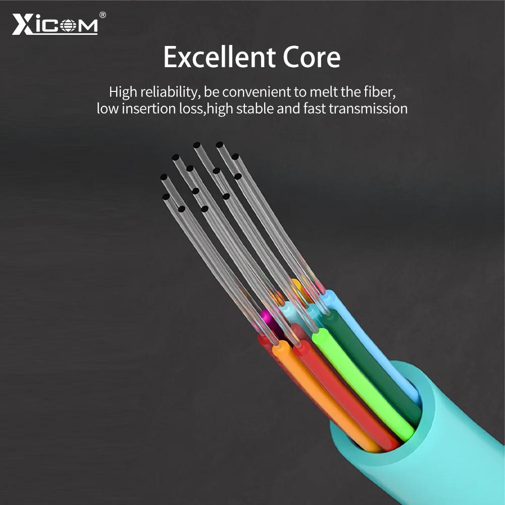 Cable de conexión de fibra óptica 10G, MPO-MPO multimodo UPC OM3 LSZH, Cable de conexión óptica hembra a hembra, 8/12 núcleos, 1M/3M/5M/10M - imagen 3