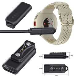 Cable carga magnética USB-C para Polar Pacer Pro, Ignite 3, Vantage V3