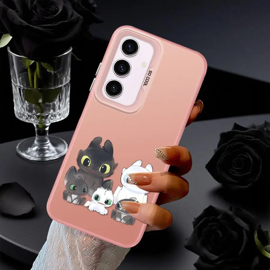 Funda trasera de teléfono para Xiaomi Poco X3 Pro F3 GT C50 C51 X5 X3 NFC F4 dibujos animados lindo dragón - imagen 2