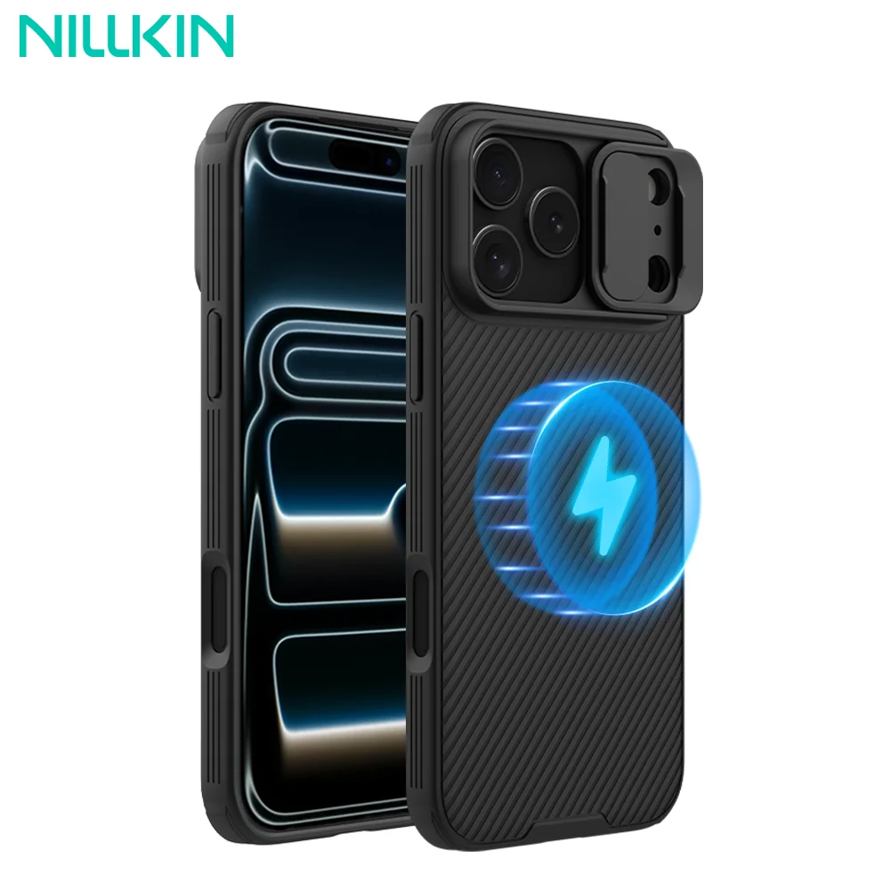 Para iPhone 17 Pro Max Magsafe funda NILLKIN CamShield Pro cubierta trasera de protección de cámara deslizante para iPhone 17/17 Pro fundas magnéticas - imagen 2