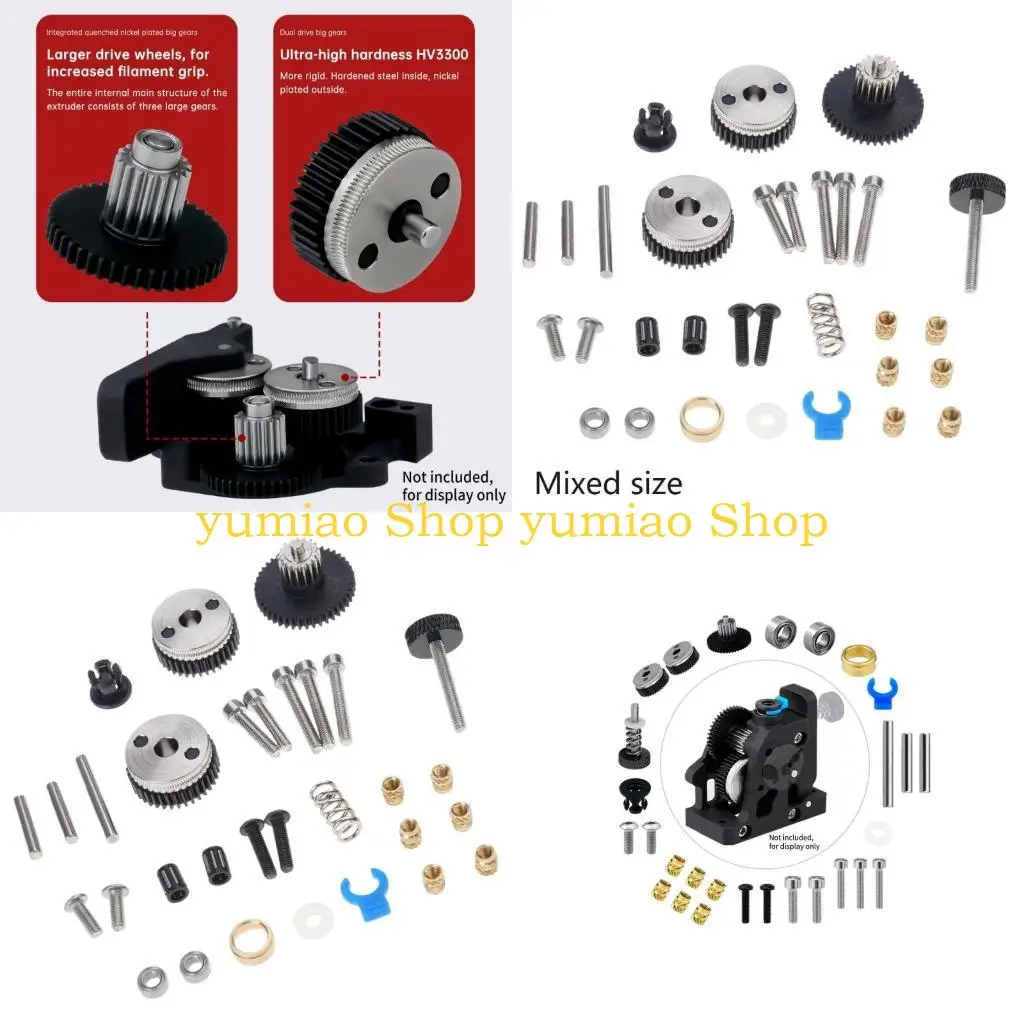 Pieza impresora 3D 587B Extrusora totalmente metálica Extrusora HGX-LITE Extrusora HGX acero endurecido