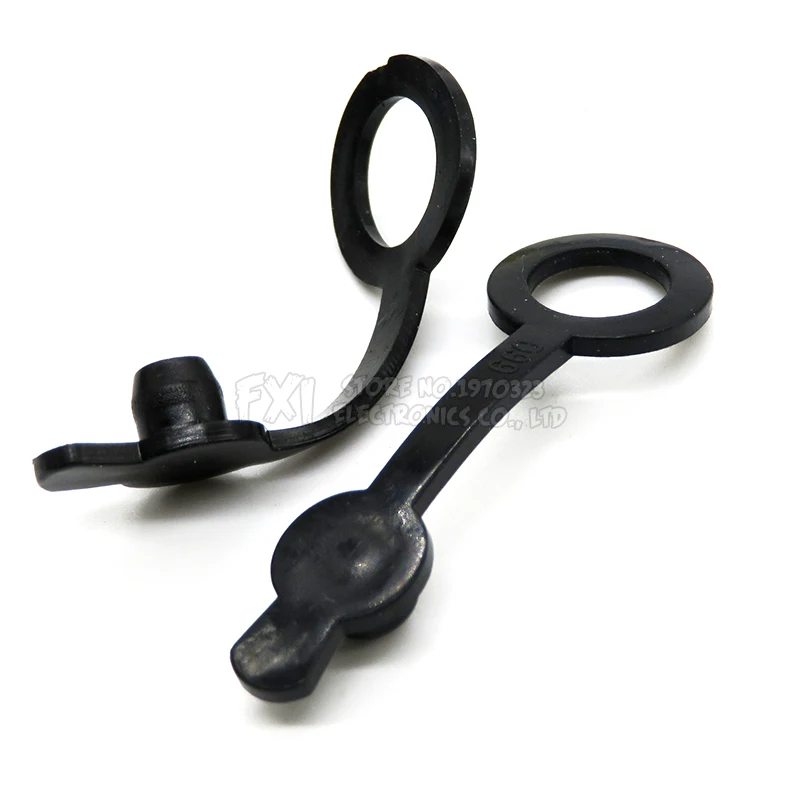 Conector hembra de montaje en Panel, toma de corriente CC DC099, DC-099 de Metal, agujero abierto, 11MM, 5,5x2,1mm/5,5x2,5mm, con tapa impermeable, 2 pares - imagen 4