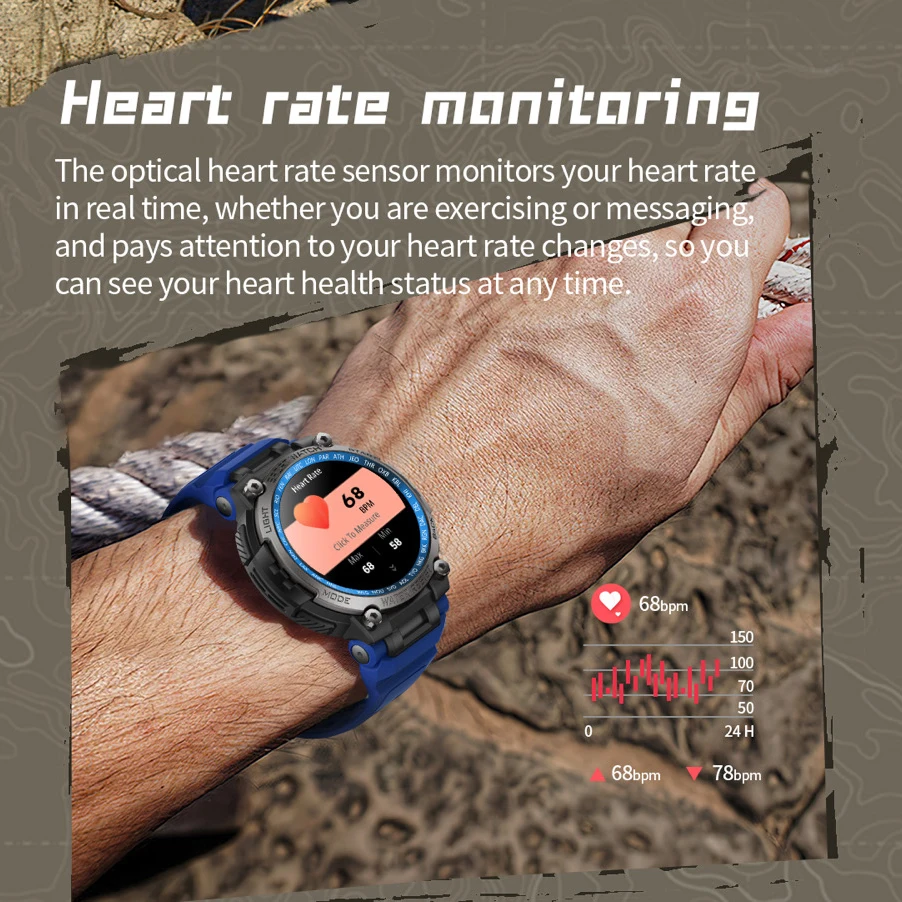 696 relojes inteligentes para deportes al aire libre para hombres, reloj inteligente con llamada de diente azul de 1,53 pulgadas, brújula para mujeres, monitoreo de salud durante todo el día para dormir a prueba de agua - imagen 5