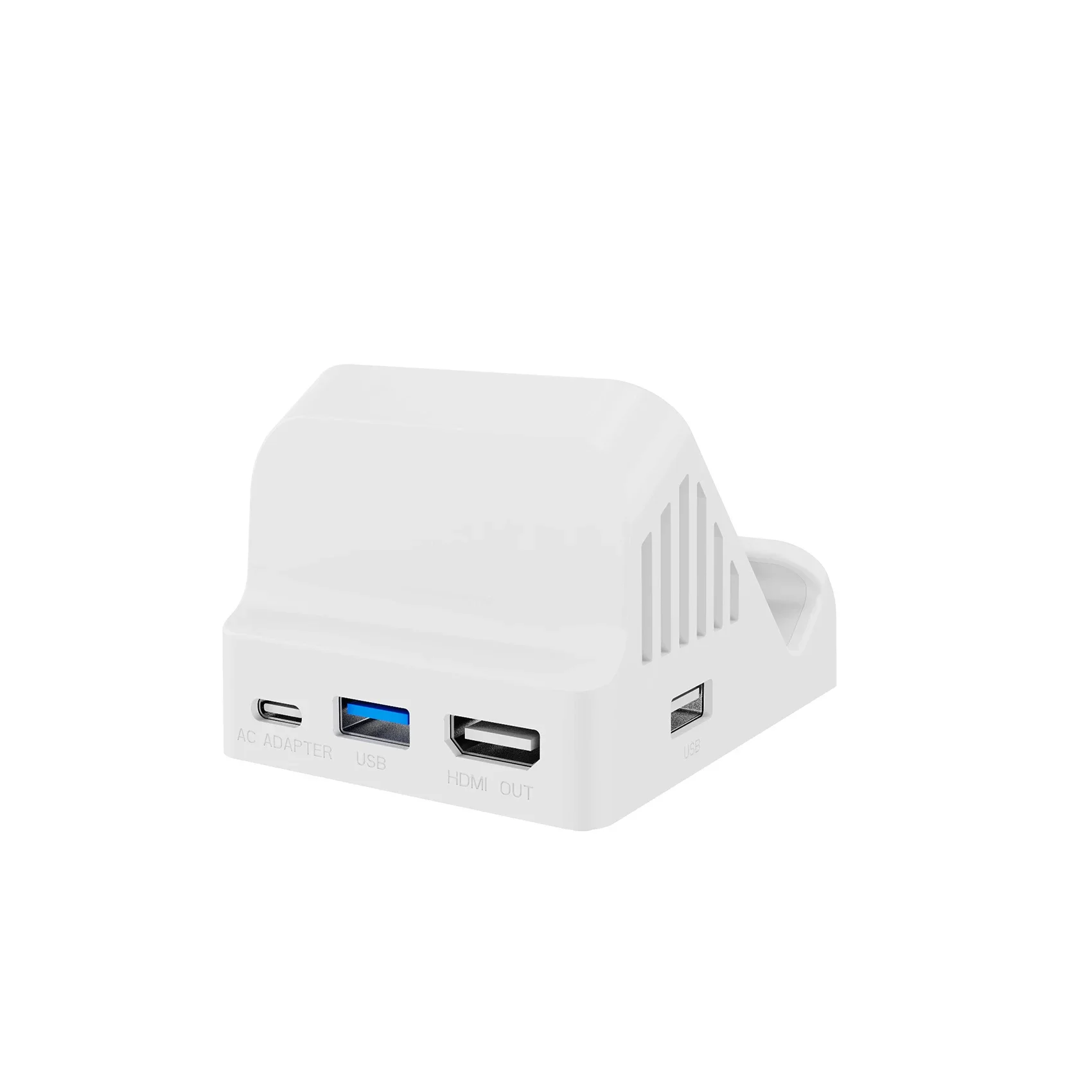 LinYuvo Soporte portátil Base de carga de proyección de TV para interruptor, ventilador de refrigeración Adaptador HDMI compacto 4K con puertos USB 3.0 KD04 - imagen 3