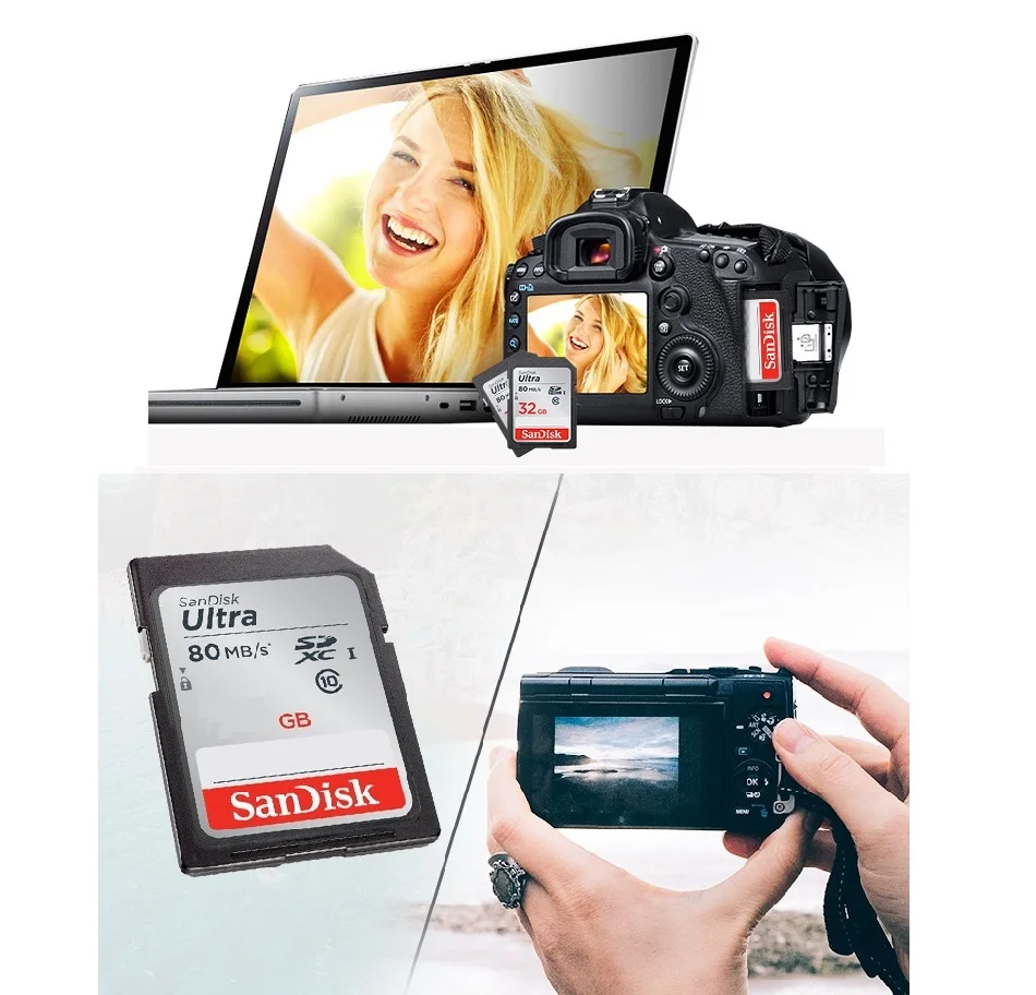 Tarjeta SD 100% SanDisk microSDHC SDXC UHS-I MAX 140MB/S 128GB 256GB 64GB 32GB 16GB tarjeta de memoria micro Class10 U3 para cámara SDUNC - imagen 4
