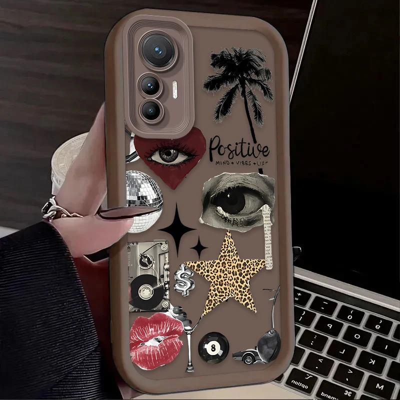 Y2K-funda de bola de discoteca de leopardo para Xiaomi, 14T, 13T, 12T, 11T, 13, 12, 11 Lite, 5G NE POCO X6, X5, F6, F5, F3, X4, GT, X3, NFC, M5S, M6 Pro - imagen 5