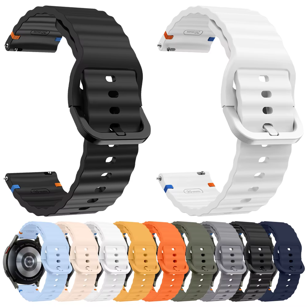 Correa deportiva de silicona de 20mm y 22mm para Garmin Venu 3 2 Sq Vivoactive 5, accesorio de pulsera Garmin Forerunner 255 265 245 55 165