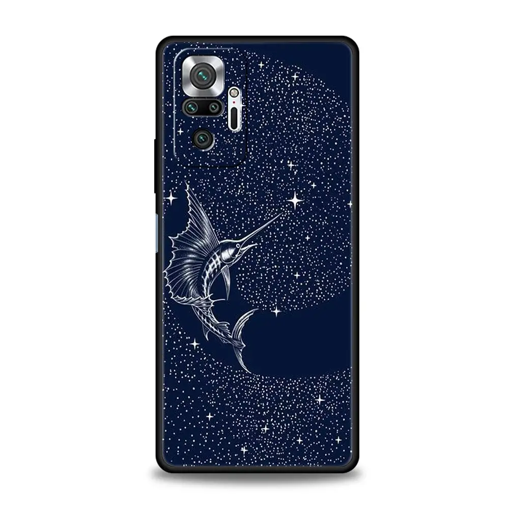 Funda de teléfono para Xiaomi Redmi Note 14 13 12 5G 11 10 Pro Plus 4G 9S 9 14C 13C 12C 10C 9C 9A funda suave de TPU ballena asesina Orca - imagen 3