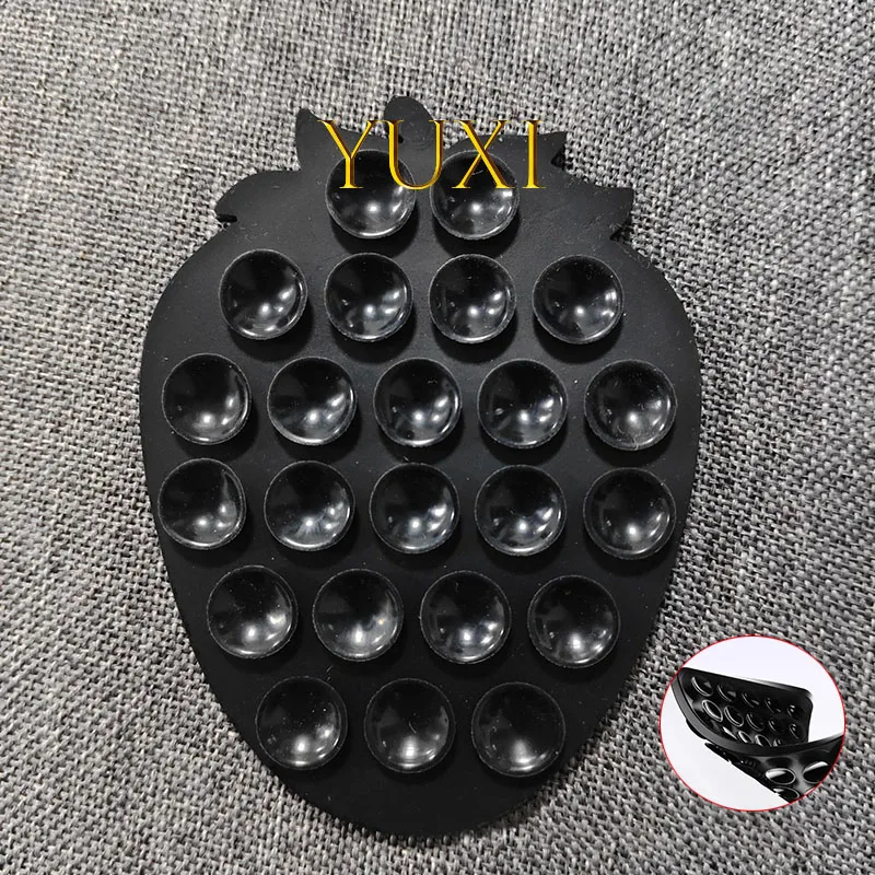 Ventosa de fresa para teléfonos móviles, soporte con ventosa, soporte para teléfono portátil, almohadilla fija Universal para teléfono, soporte de navegación para coche - imagen 4