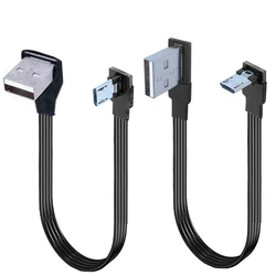 Cable Micro USB Macho 90 Grados Flexible