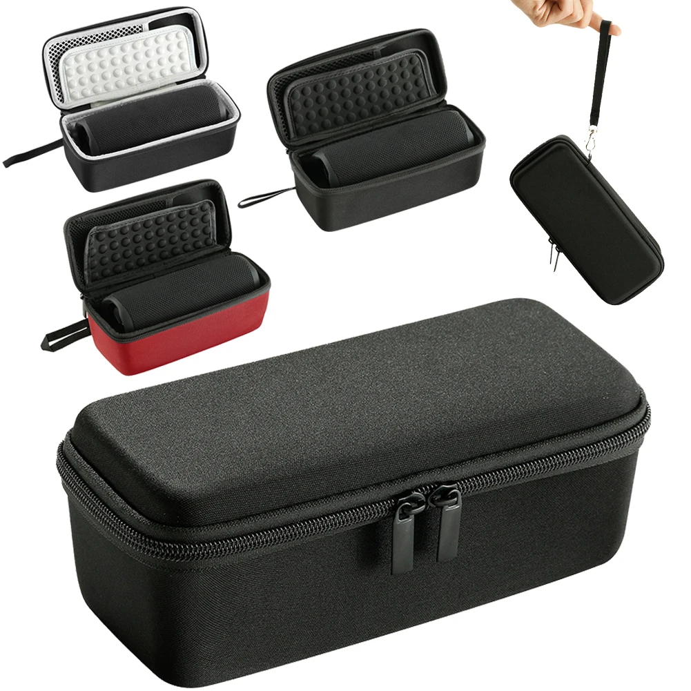 Estuche rígido de EVA para JBL Flip 6, caja de altavoz compatible con Bluetooth inalámbrica, bolsa de cubierta, estuche de almacenamiento portátil, caja protectora a prueba de golpes
