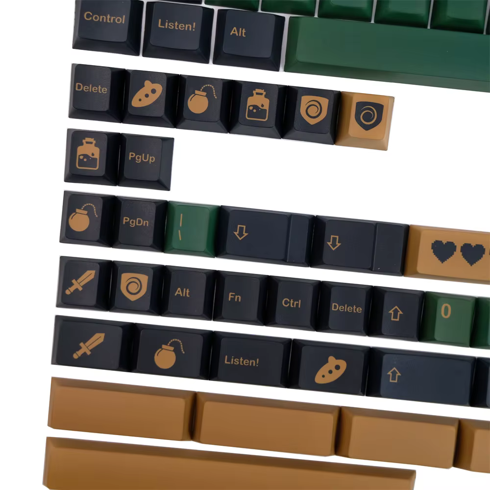 GMK Clone Hero 142 Keycaps – Perfil Cherry para Teclado Mecánico - imagen 5