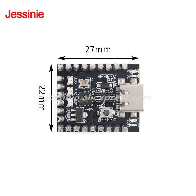 5 uds/1 unidad NANO MINI V3.0 Nano Placa de desarrollo CH340 ATmega328P módulo microcontrolador CH340 puerto serie tipo C para Arduino - imagen 5