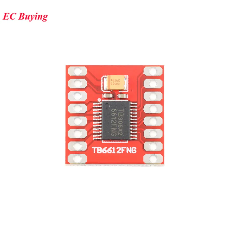 10 uds/1 unidad TB6612 módulo controlador de Motor Dual 1A TB6612FNG placa PCB para microcontrolador Arduino mejor que L298N electrónica DIY - imagen 4