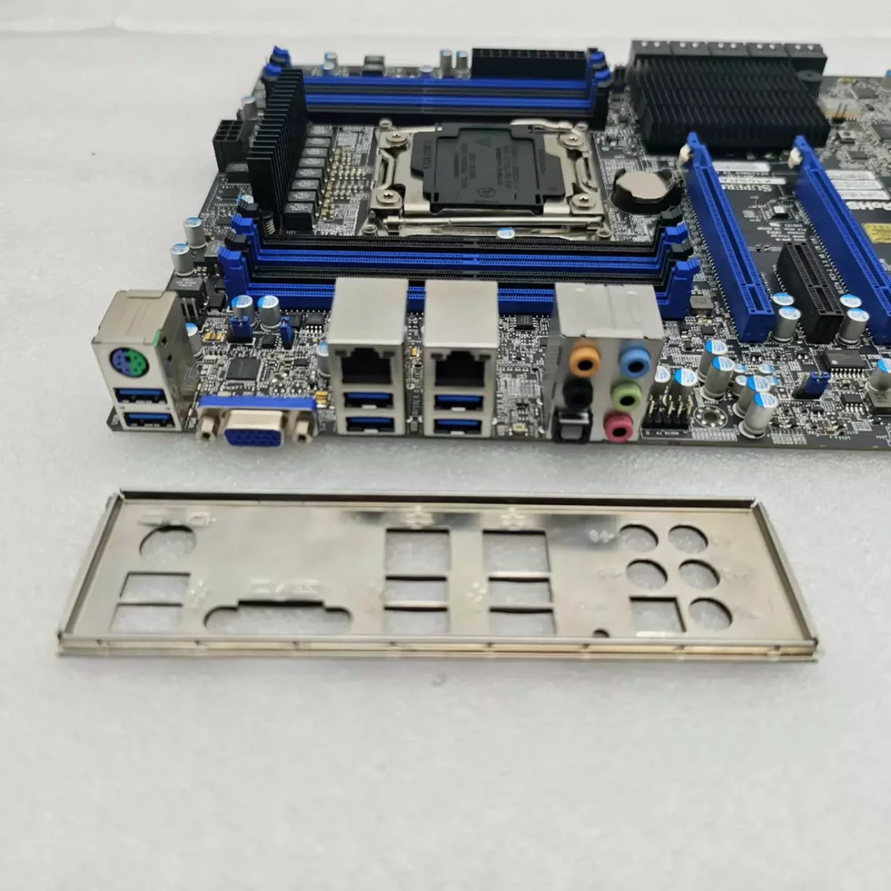 Placa base de estación de trabajo LGA2011 compatible con E5-2600/1600 V4/V3 i7 DDR4 PCI-E 3,0 SATA3 X10SRA-F - imagen 2