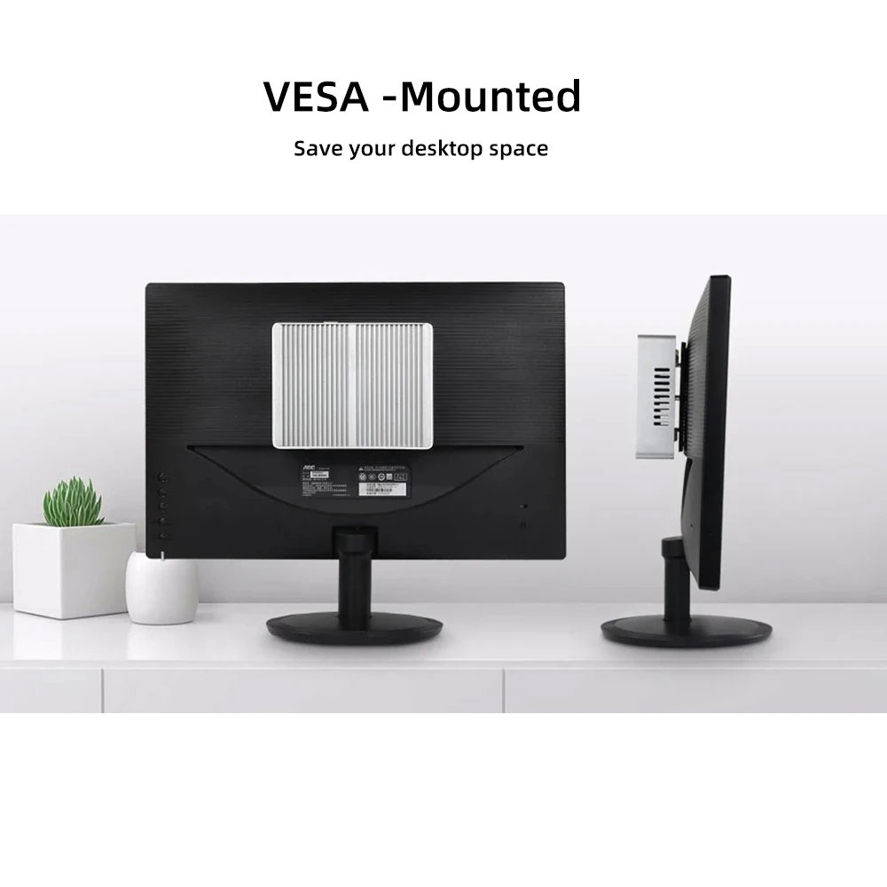 Mini PC montado - Vista completa del sistema