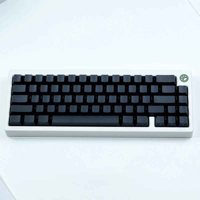 Teclas retroiluminadas laterales negras de 130 teclas, teclas PBT de perfil OEM para teclado mecánico MX Switch 61/104/68/87/98 ISO - imagen 2