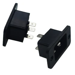 Conector IEC 320 C19 Hembra C20 Macho Montaje Panel 16A 250V CE